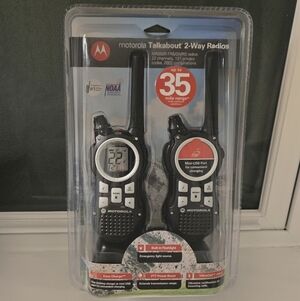 Motorola Black and Silver Talkabout 2-Way Radios